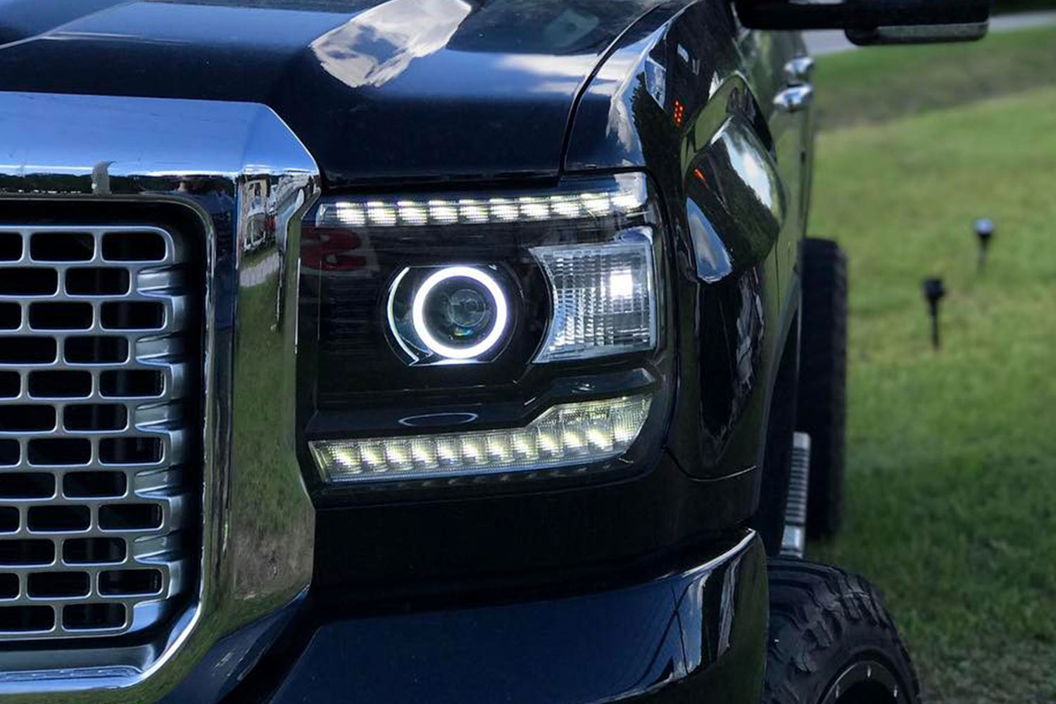 2015 gmc sierra store 1500 led headlights